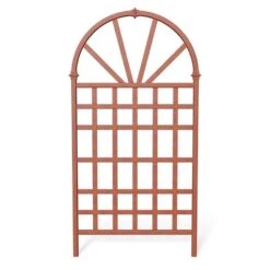Vita Savannah 77.25 In. H Brown Vinyl Garden Trellis -ORBIT || ACE || TORO Shop e527cdd6 540a 4953 9234 fe364fe778e9