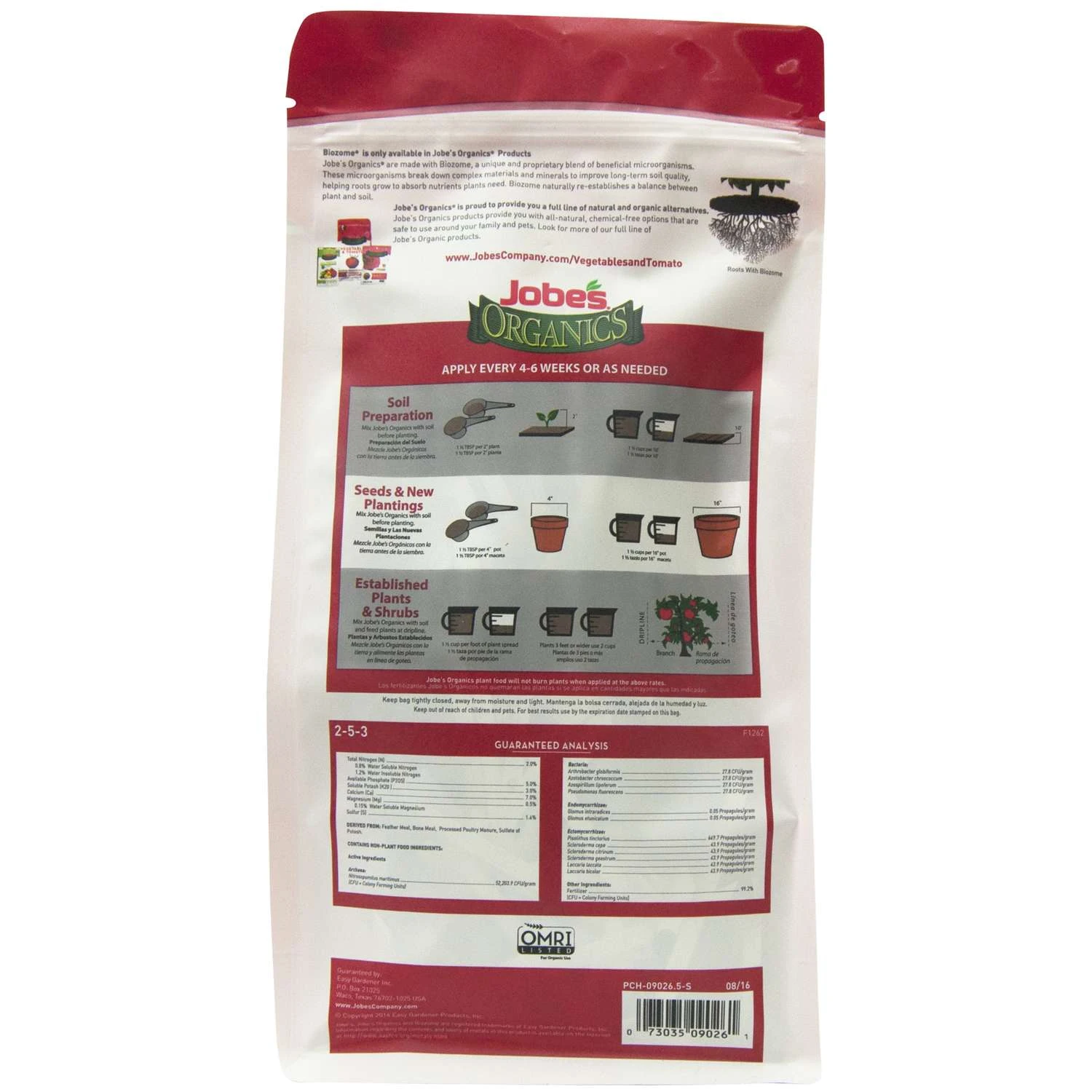 Jobe's Biozome Organic Granules Plant Food 4 Lb 5 Jobe's Biozome Organic Granules Plant Food 4 Lb - Image 3