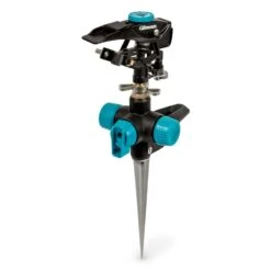 Gilmour Metal Spike Base Heavy Duty Impulse Sprinkler 5800 Sq Ft