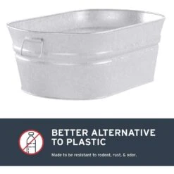 Behrens 2 Gal Steel Tub Oval -ORBIT || ACE || TORO Shop ec1309fa d0a7 46de a05a 0e49c01dcf9c