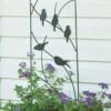 Panacea 40 In. H Black Steel Trellis