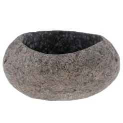 Karma Gifts 3.94 In. H X 7.8 In. W X 6.7 In. D Stone Planter Natural