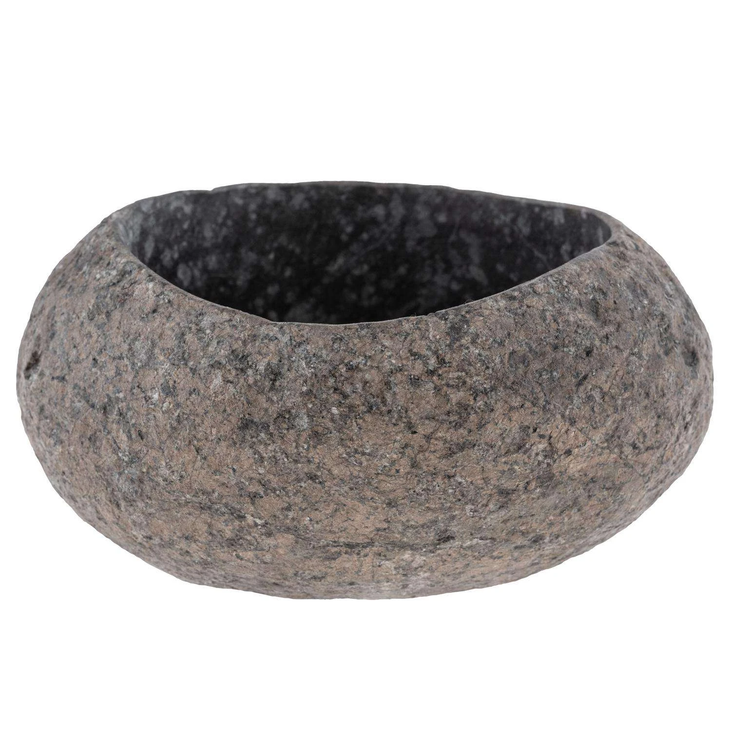 Karma Gifts 3.94 In. H X 7.8 In. W X 6.7 In. D Stone Planter Natural 3 Karma Gifts 3.94 In. H X 7.8 In. W X 6.7 In. D Stone Planter Natural