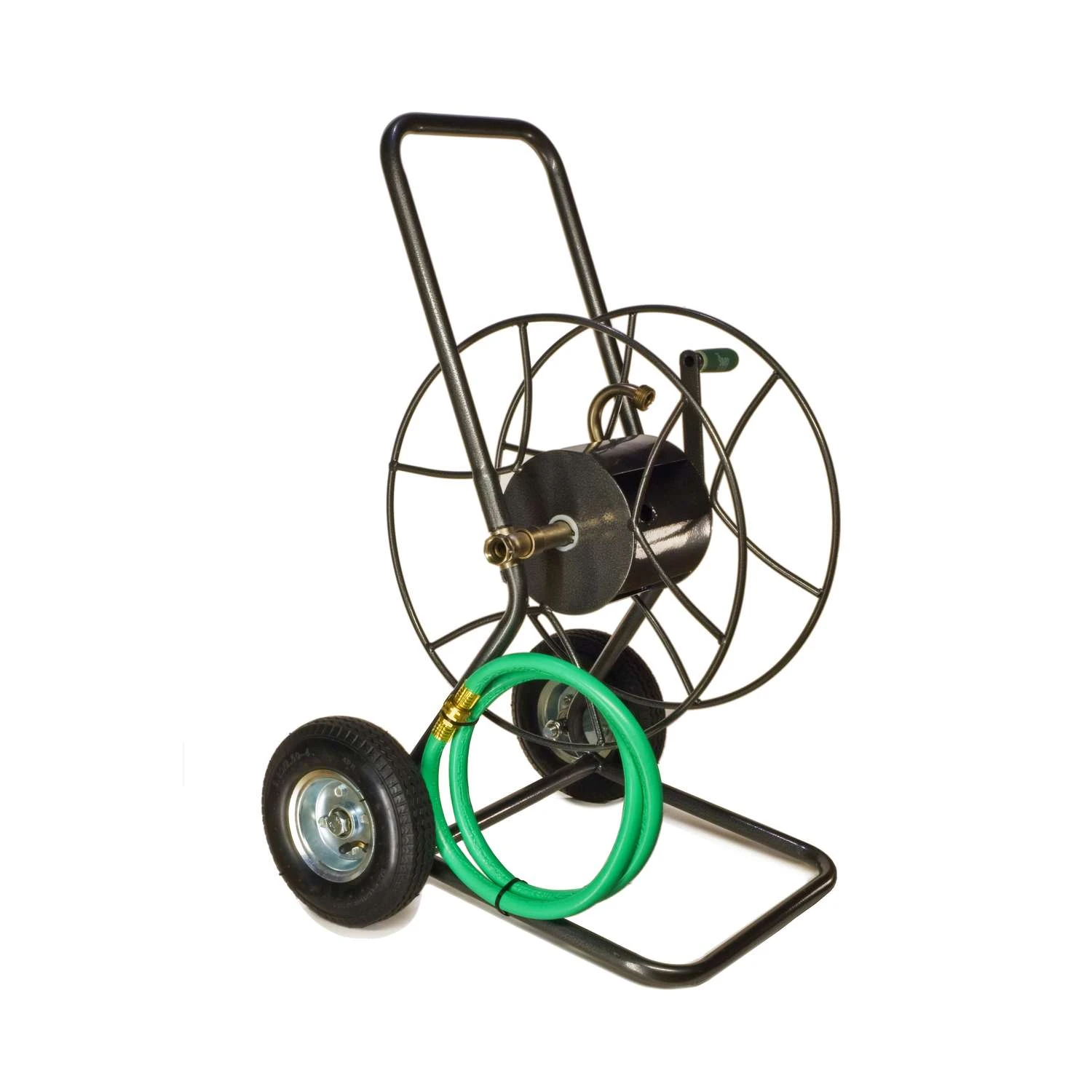 Yard Butler 175 Ft. Silver Wheeled Hose Reel Cart 3 Yard Butler 175 Ft. Silver Wheeled Hose Reel Cart