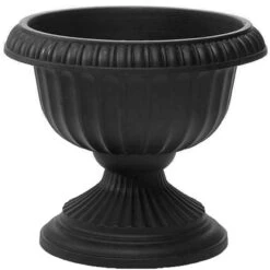 Novelty 14.5 In. H X 18 In. W X 18 In. D X 18 In. D Resin Grecian Urn Urn Planter Black -ORBIT || ACE || TORO Shop efa07270 bd23 4d94 a3c1 fd74a15c68d0