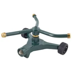 Melnor Metal Wheeled Base 3-Arm Sprinkler 1600 Sq Ft