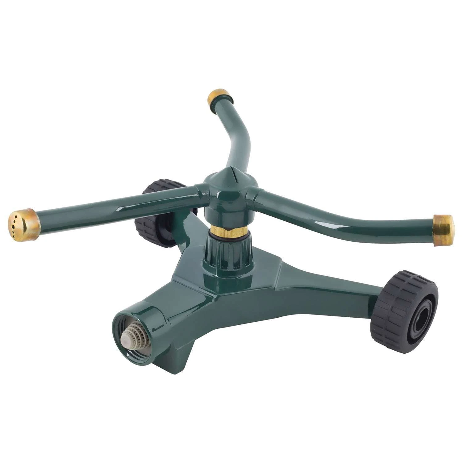 Melnor Metal Wheeled Base 3-Arm Sprinkler 1600 Sq Ft 3 Melnor Metal Wheeled Base 3-Arm Sprinkler 1600 Sq Ft