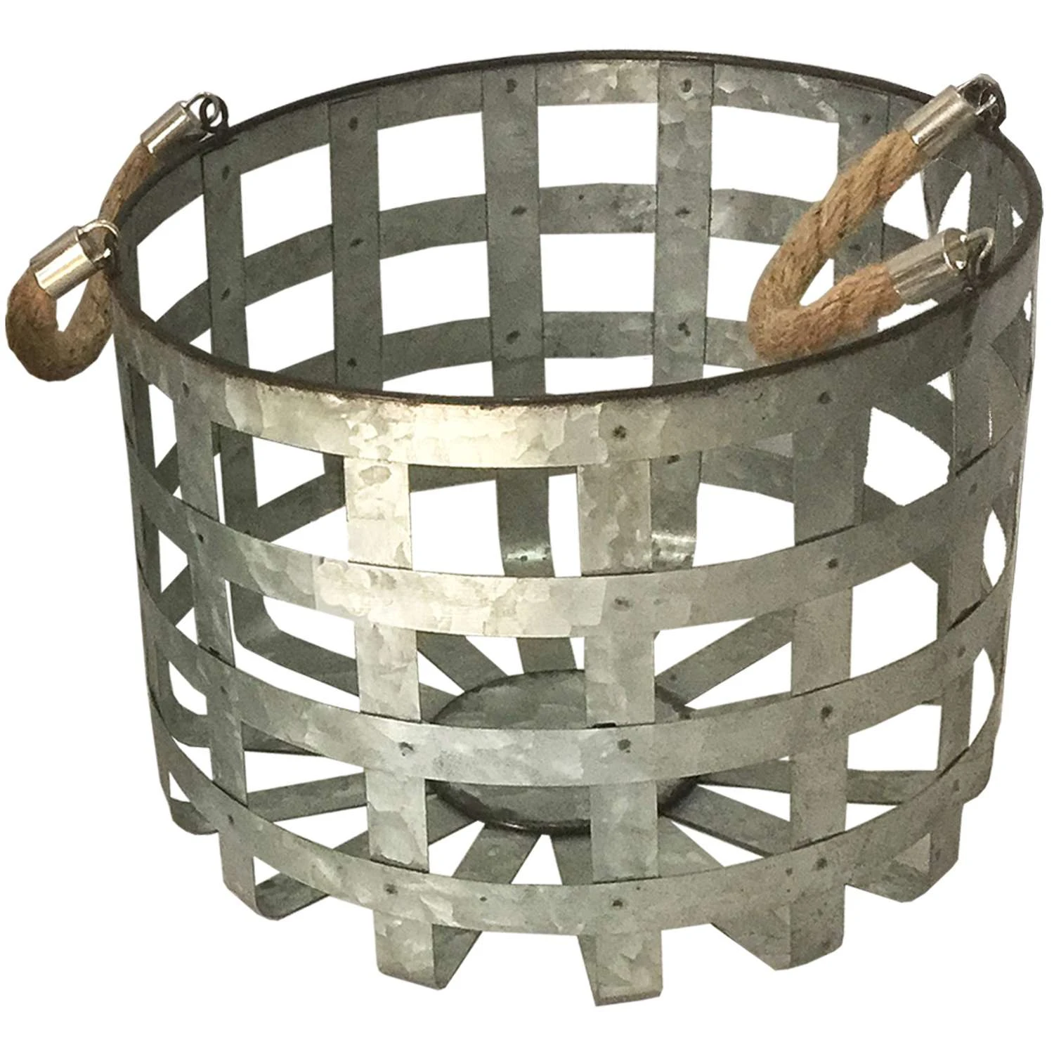Avera Products Metal Planter Galvanized 3 Avera Products Metal Planter Galvanized