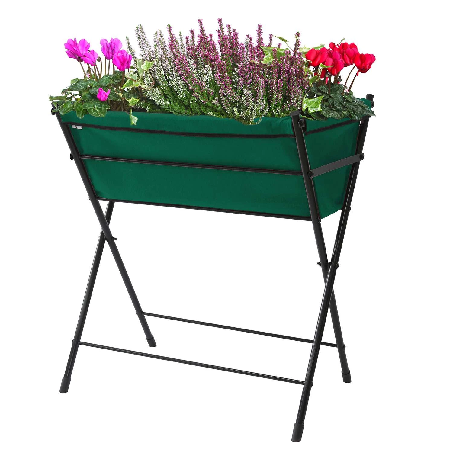 VegTrug Poppy Go 31.1 In. H X 25.5 In. W Steel 15.7 Planter Green 4 VegTrug Poppy Go 31.1 In. H X 25.5 In. W Steel 15.7 Planter Green - Image 2