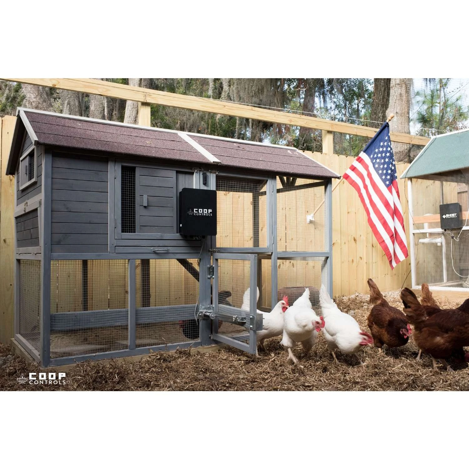 Ghost Controls Coop Controls Metal Automatic Chicken Coop Door Opener 4 Ghost Controls Coop Controls Metal Automatic Chicken Coop Door Opener - Image 2