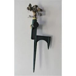 Quality Valve And Sprinkler Spike Base Impact Sprinkler 6400 Sq Ft 1 Pk