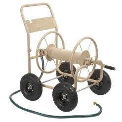 Liberty Garden 300 Ft. Beige Wheeled Hose Reel Cart