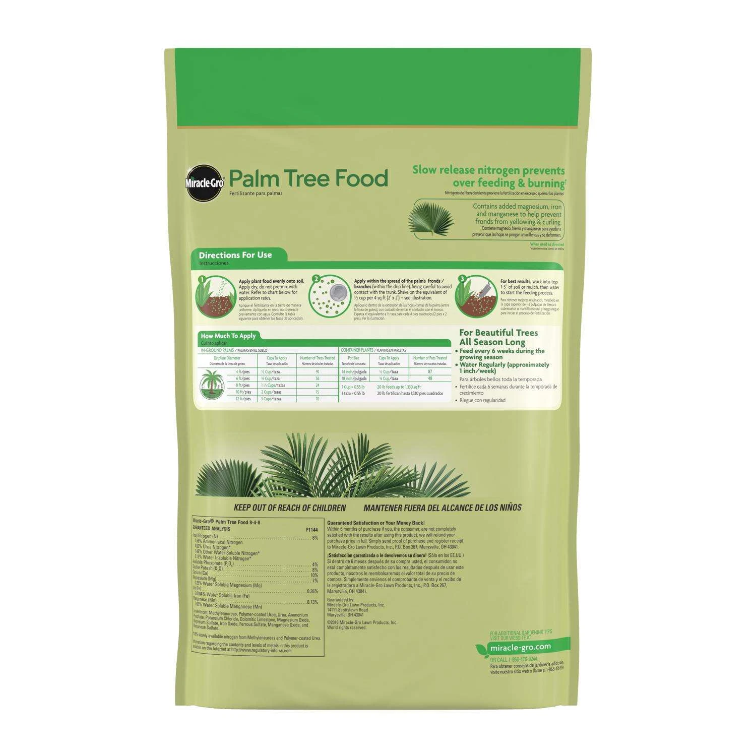 Miracle-Gro Granules Palm Plant Food 20 Lb 4 Miracle-Gro Granules Palm Plant Food 20 Lb - Image 2