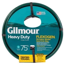 Gilmour Flexogen 1/2 In. D X 75 Ft. L Heavy Duty Premium Grade Garden Hose