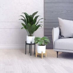 Panacea 15 In. H Assorted Wood Plant Stand -ORBIT || ACE || TORO Shop f8cc5a39 be6e 4508 ba60 df97aee73bc8