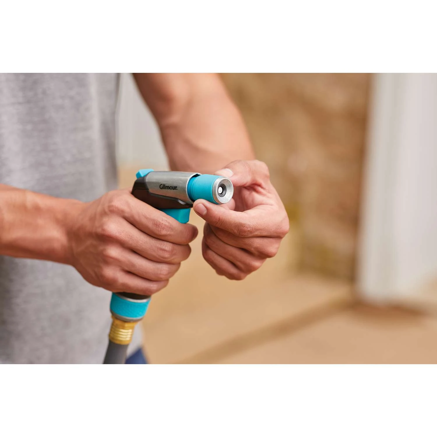 Gilmour 2 Pattern Adjustable Zinc Hose Nozzle 5 Gilmour 2 Pattern Adjustable Zinc Hose Nozzle - Image 3