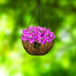 Panacea 8.37 H X 14 D Steel Bee-Conscious Hanging Basket Black -ORBIT || ACE || TORO Shop f93b6225 acd1 4193 9ca5 07d17c8263ae