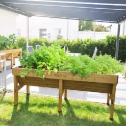 VegTrug 32 In. H X 73 In. W X 18 In. D Wood Wall Hugger Planter Natural 9 VegTrug 32 In. H X 73 In. W X 18 In. D Wood Wall Hugger Planter Natural -ORBIT || ACE || TORO Shop fa7c426a 5b7a 4639 a51b 72a2f447eb13