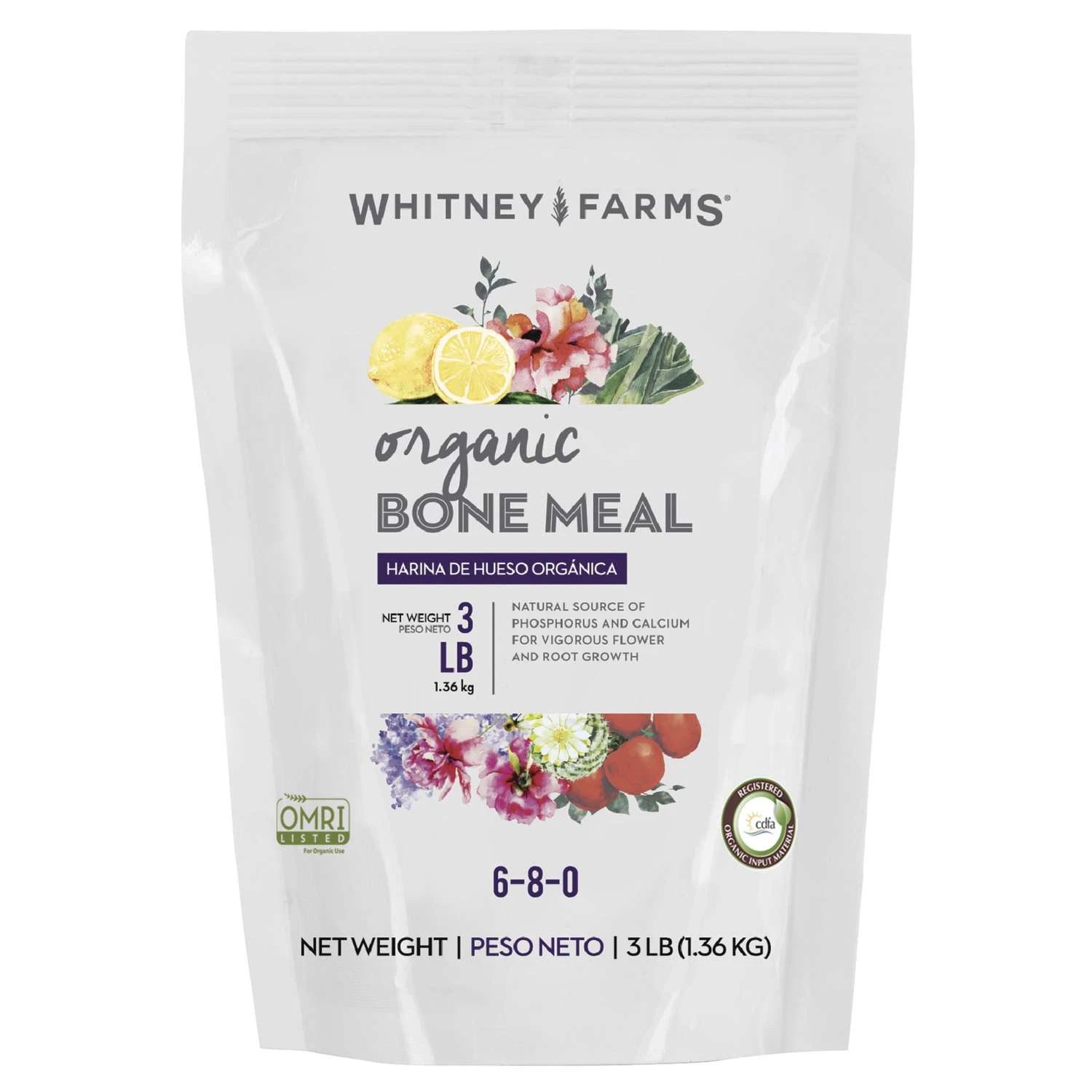 Whitney Farms Organic Granules Organic Bone Meal Bone Meal 3 Lb 3 Whitney Farms Organic Granules Organic Bone Meal Bone Meal 3 Lb