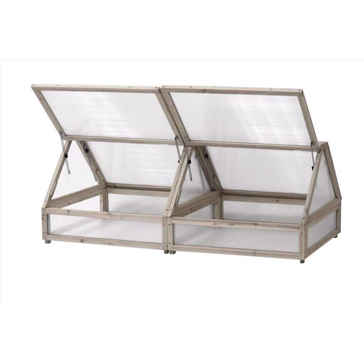 VegTrug Cold Frame Gray 26 In. H X 71 In. W Greenhouse 4 VegTrug Cold Frame Gray 26 In. H X 71 In. W Greenhouse - Image 2