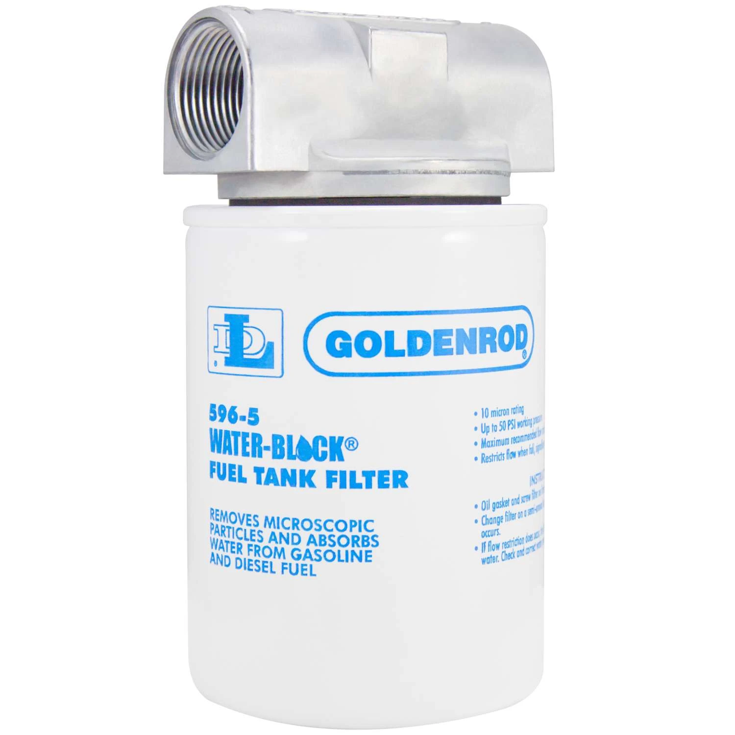 Goldenrod Steel Spin On Water Block Fuel Filter 25 Gpm 3 Goldenrod Steel Spin On Water Block Fuel Filter 25 Gpm