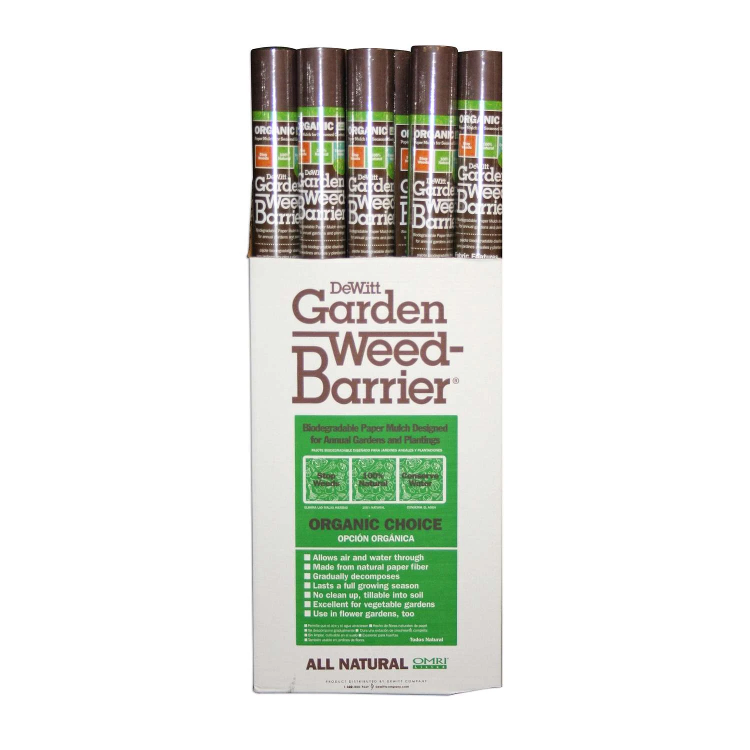 DeWitt Garden Weed-Barrier 3 Ft. W X 40 Ft. L Recycled Paper Landscape Fabric 3 DeWitt Garden Weed-Barrier 3 Ft. W X 40 Ft. L Recycled Paper Landscape Fabric